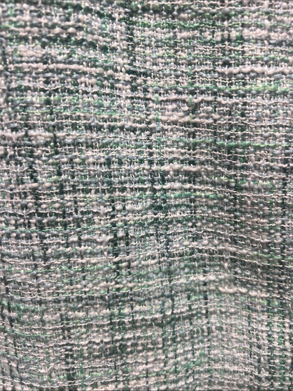 VENUS Mint Green Tweed Sleeveless Shift Dress - Picture 4 of 6